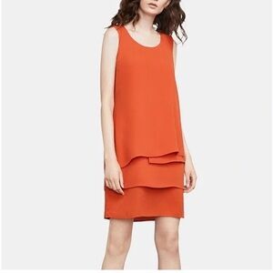 BCBG Haley Black Tank Asymmetrical Layered Dress